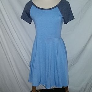 NWT Others Follow blue & grey dress
